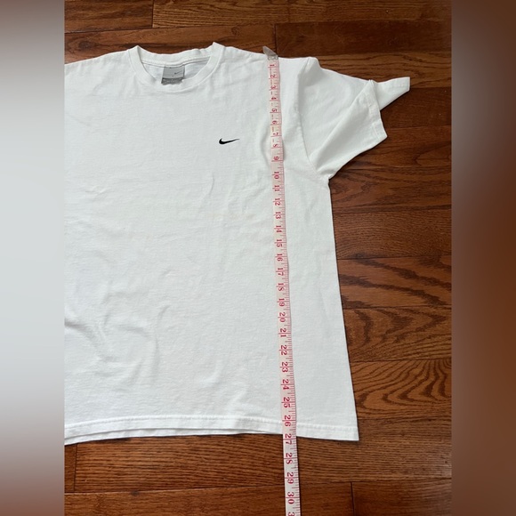 Vintage 90’s White Nike Swoosh T-Shirt Sz L - Picture 7 of 7